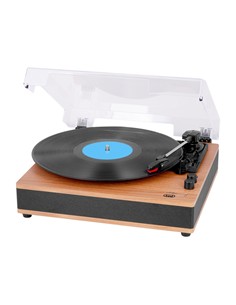 TREVI Tocadisco VT 1025 BT Bluetooth,Altavoces 2W X2 Madera Aux In,Rca Out