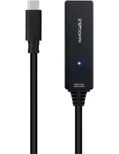 NANOCABLE Cable Extensor Tipo C 3.2 M/H Amplificado 5Mtrs 10.01.1311