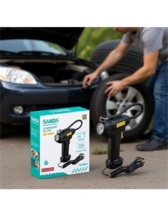 SANDA Compresor De Aire 12V Para Coche DS-J37