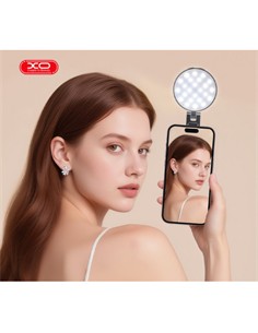 XO Aro de Luz Led Relleno Magnetico XO-SS35 Plegable Con Espejo 3 Modos de Color