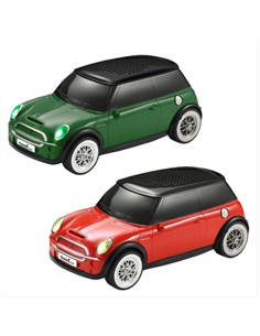 SAMI Altavoz Inalambrico Vintage Coche Mini Cooper 5W RS-9130 Verde,Radio FM,Usb,Micro Sd