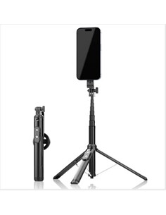 APOKIN Palo Selfie Magnetico con Tripode 1.54Mtrs P160 Bluetooth Con Mando