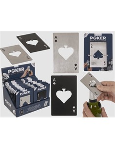OUT OF THE BLUE Abrebotellas Metalico Diseño POKER  79/4941