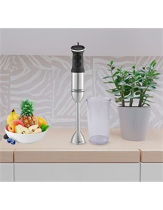 BLAUPUNKT Batidora de Brazo1200W BP4006 Acero Inox Incluye Vaso 1L Boton Turbo