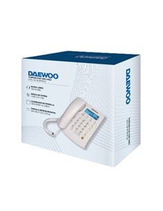 DAEWOO Telefono Fijo Sobremesa DW6310 Pantalla Retroiluminada