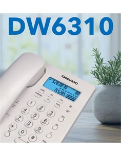 DAEWOO Telefono Fijo Sobremesa DW6310 Pantalla Retroiluminada