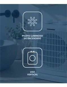 DAEWOO Calefactor de Aire 2000W DW9517 Funcion Ventilador,Oscilante,Termostato Regulable