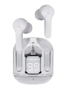 BLAUPUNKT Auricular Bluetooth 5.3 BLP4659 4H Blanco Con Estuche de Carga, Indicador de Bateria
