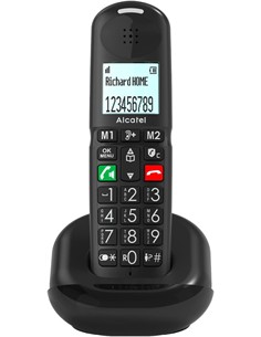 ALCATEL Telefono Inalambrco XL685 Negro Teclas Grandes Compatible Con Aaudifono