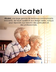 ALCATEL Telefono Inalambrco XL685 Negro Teclas Grandes Compatible Con Aaudifono
