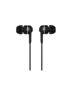 Motorola Auriculares Estereo EARBUDS 105 Negro Con Cable Jack 3.5mm y Microfono