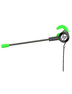 HP Auricular Estereo Con Cable Jack 3.5mm Verde DHE-7004 Doble Microfono