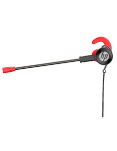 HP Auricular Estereo Con Cable Jack 3.5mm Rojo DHE-7004 Doble Microfono