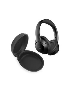 HEAD Auricular de Casco Bluetooth Cancelacion de Ruido 30H Resist al Sudor Negro Plegable Con Funda