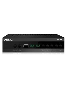 EBOX Sintonizador TDT DVB-T2 HD Con Grabador EB243 Usb,Hdmi ,Euroconector