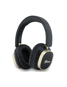 GUESS Auricular de Casco Bluetooth ENC Negro Dorado Cancel. de Ruido en Mic.  26H Asistente Por Voz