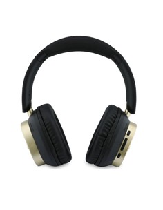 GUESS Auricular de Casco Bluetooth ENC Negro Dorado Cancel. de Ruido en Mic.  26H Asistente Por Voz