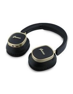 GUESS Auricular de Casco Bluetooth ENC Negro Dorado Cancel. de Ruido en Mic.  26H Asistente Por Voz