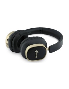 GUESS Auricular de Casco Bluetooth ENC Negro Dorado Cancel. de Ruido en Mic.  26H Asistente Por Voz