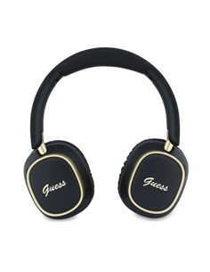 GUESS Auricular de Casco Bluetooth ENC Negro Dorado Cancel. de Ruido en Mic.  26H Asistente Por Voz