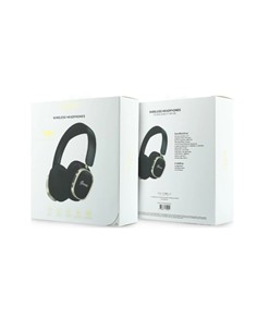 GUESS Auricular de Casco Bluetooth ENC Negro Dorado Cancel. de Ruido en Mic.  26H Asistente Por Voz