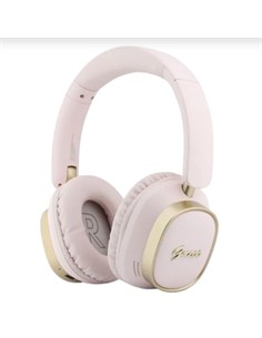GUESS Auricular de Casco Bluetooth ENC Rosa Dorado Cancela.Ruido en Mic. 26H Asistente Por Voz
