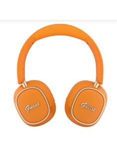 GUESS Auricular de Casco Bluetooth ENC Naranja Y Dorado Cancel.Ruido rn Mic. 26H Asistente Por Voz