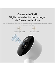 XIAOMI Smart Camara De Vigilancia C100 IP Deteccion LLanto de Bebe 2K MJSXJ25CM