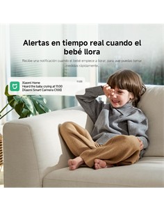 XIAOMI Smart Camara De Vigilancia C100 IP Deteccion LLanto de Bebe 2K MJSXJ25CM