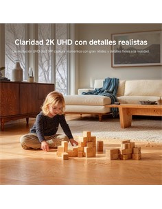 XIAOMI Smart Camara De Vigilancia C302 IP 2K Blanca Deteccion Humano y  Mascota MBC28