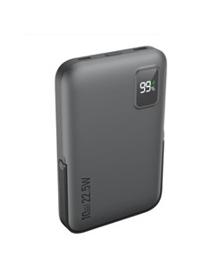 DEVIA Bateria Externa Portatil 10000Mah Magnetica 22.5W Con Soporte Gris j08