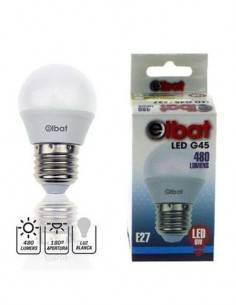 ELBAT Bombilla Led G45 6W E27 480 Lumenes Luz Blanca EB0250