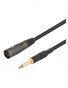 NIMO Cable Audio XLR Canon/M A Jack 6.3mm/M Mono 2Mtrs WIR398