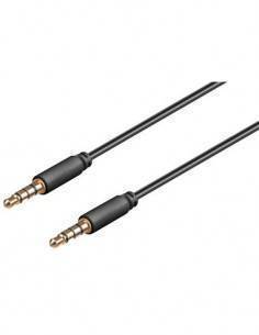 NIMO Cable Jack M/M 3.5MM 1 Mtrs Negro