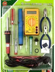 Kit de 12 Piezas Soldadura con Multimetro HRV574