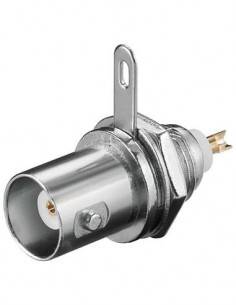 Conector BNC/H Panel Para Soldar CON409