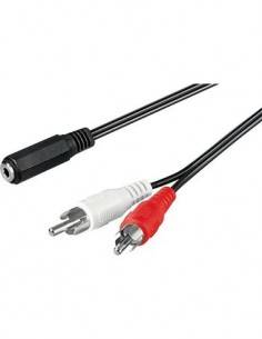 NIMO Cable Jack 3.5mm/H A 2 RCA/M 1.5Mtrs WIR336