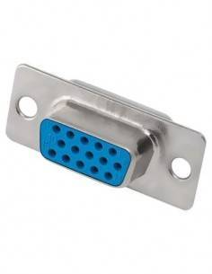 Conector VGA Hembra Soldar 15 Pines Sub-D Alta Densidad CON908