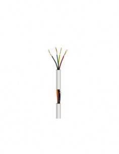 NIMO WIR9141 Cable Telefono Redondo 4 Hilos Blanco Por Metro