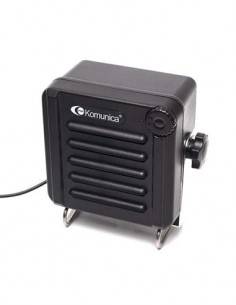 KOMUNICA Altavoz Externo PWR-SB1 Para Emisora de Bas Regulador de Volumen,IP68 3-5W Cable Jack 3.5mm