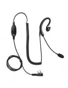 KOMUNICA Micro Auricular Tipo Boom Bidireccional PWR-MIC-1-K Compatible Kenwood 2