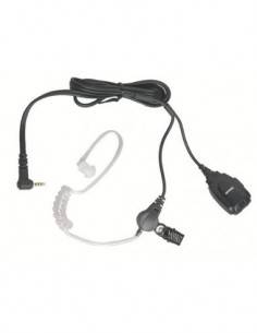 SIGMA Micro Auricular Transparente Rizado para Yaesu Clavija 3.5mm SARI-MAT-Y, VX-150,1,CLR-446 MOTO